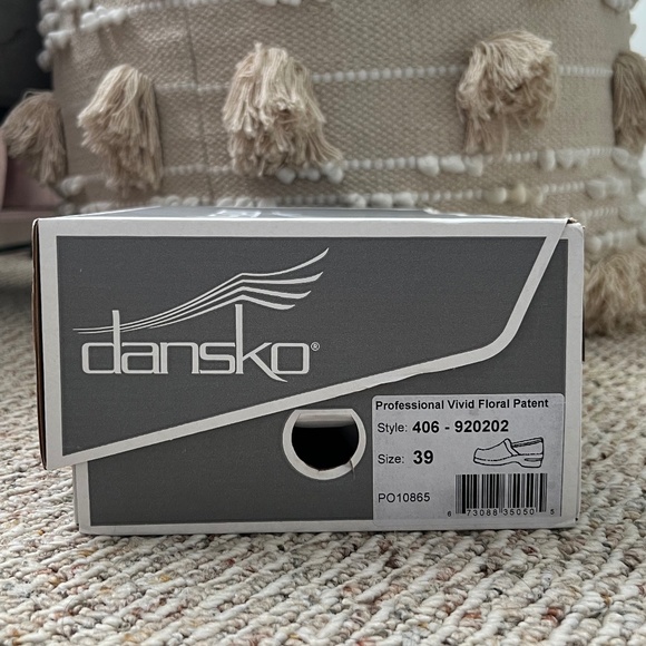 EUC - Dansko Professional Vivid Floral Patent Clog - Picture 5 of 15